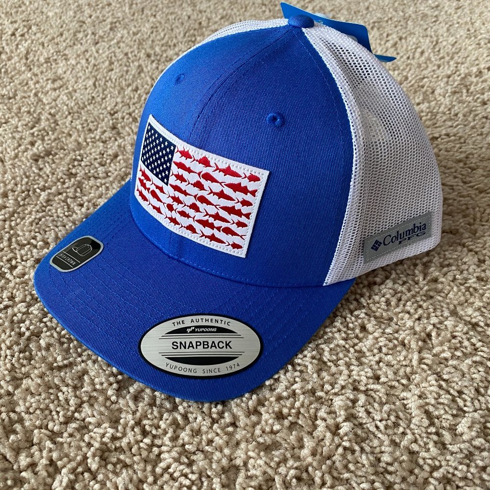 Columbia PFG Fish Flag Snapback Cap